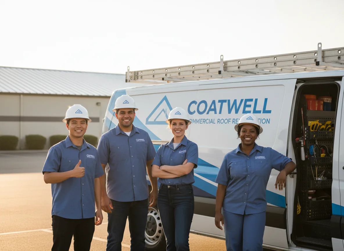 Commercial roof coating company in Hilton, NY